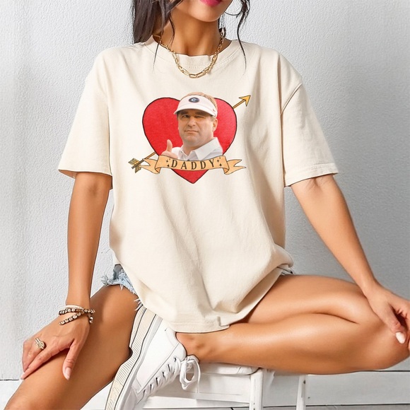 Kirby Smart “Daddy” Comfort Colors T-Shirt - Picture 1 of 3